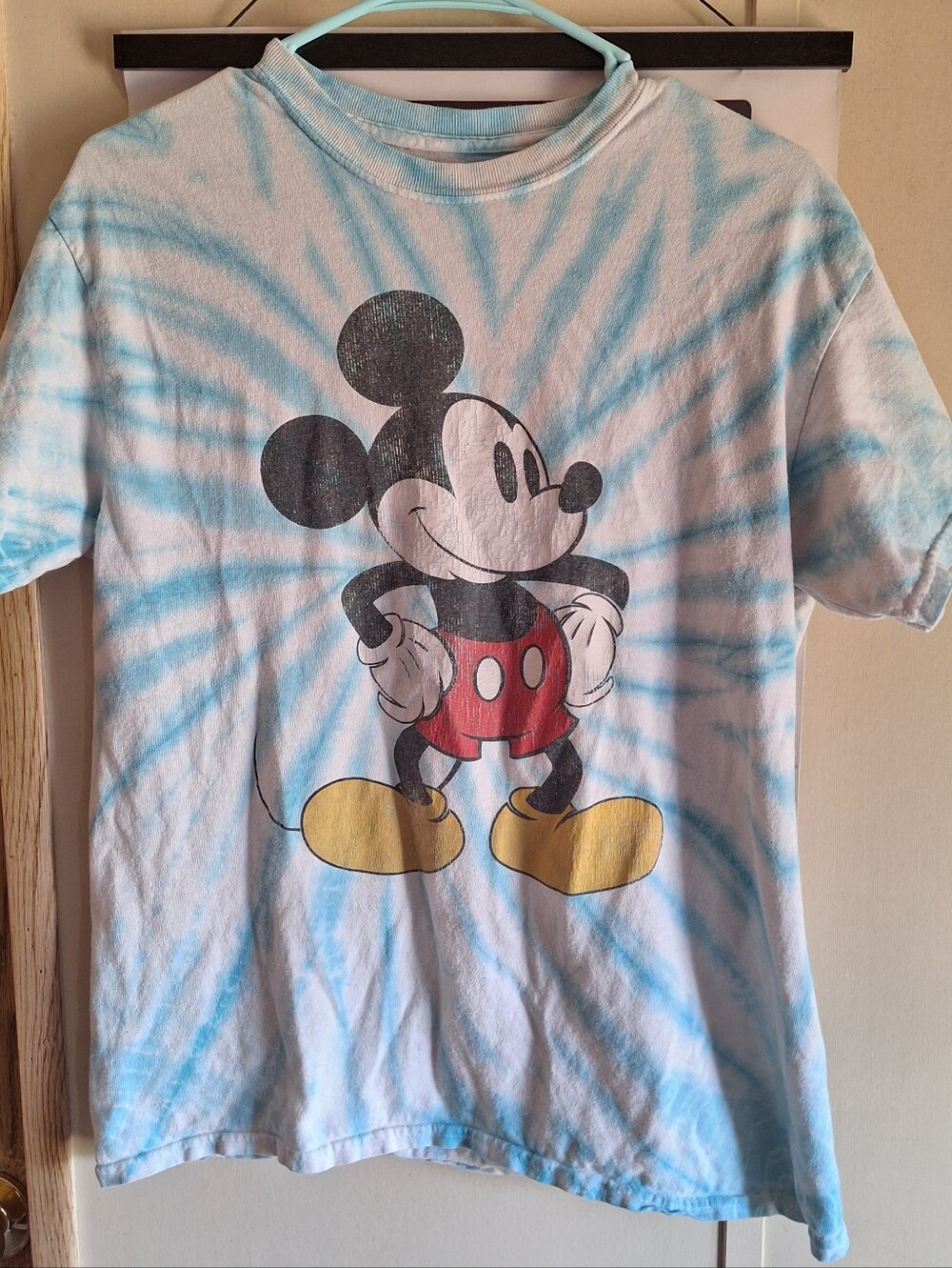 Tie Dye Men's Small Mickey Mouse Shirt